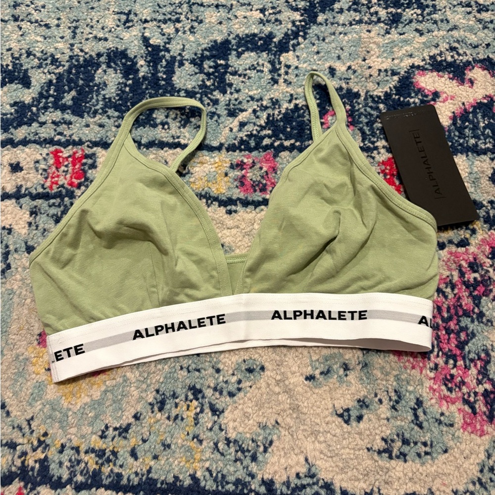 Alphalete Sage Green Bralette